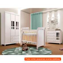 [OUTLET] Quarto Infantil Decorado Ariel II Branco