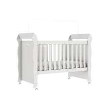 Berço Americano Mini Cama Provençal Lisa Branco Carolina Baby