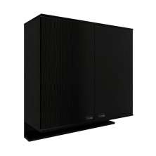 Aéreo de Cozinha 800mm 2 Portas Lótus Carraro Preto