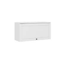 Armário Aéreo Milla MDF 1 Porta Branco 80 cm Carraro