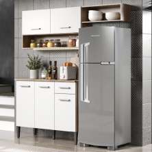 Armário Cozinha Compacta Arizona Tiny Carraro - Carvalho/Branco
