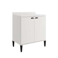 Balcão de Cozinha 800mm c/ Tampo Lótus Carraro Branco