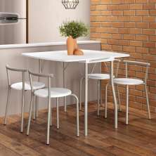 Conjunto Sala de Jantar Palermo com Mesa e 4 Cadeiras 2999 Carraro