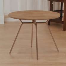 Mesa de Jantar Redonda 1m 1588 Carraro Freijó/Rose