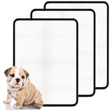 Kit 3 Tapetes Higiênicos Lavável Reutilizável Pet Tamanho G