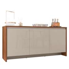 Buffet Aparador Madrid 3 Portas Cedro/Off White - Casa D 