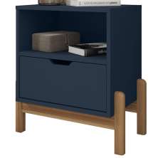 Mesa de Cabeceira 1 Gaveta 004015 Azul Cobalto DCASA