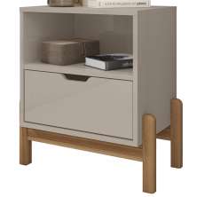 Mesa de Cabeceira 1 Gaveta 004015 Off White DCASA