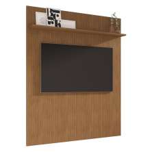 Painel Frisado Siena Sala para TV até 60 Polegadas 160 cm Cedro