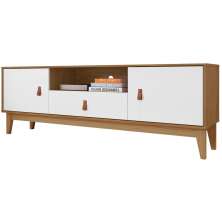 Rack Para Sala 160 CM 011096 Cedro Branco DCASA