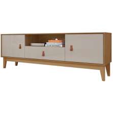 Rack Para Sala 160 CM 011096 Cedro Off White DCASA