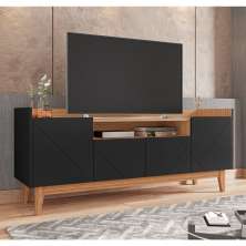 Rack para TV Jayce Preto Noce