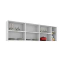Armario Suspenso 7 Portas Branco Bangladesh Casa Mobilia