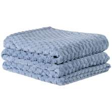 Cobertor Queen Marshmallow Manta Flannel Ultrasoft - Mirtilo Azul