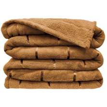 Manta Cobertor Queen Roma Flannel Ultrasoft - Caramelo