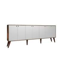 Balcao Aparador Retro Nicaragua Castani com Branco Bela Casa