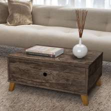 MESA DE CENTRO 1 GAVETA MODERNA CAMBOJA CASTANI