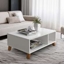 MESA DE CENTRO MODERNA JORDANIA BRANCO