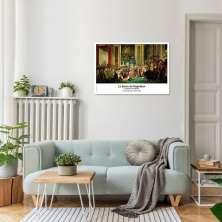 Quadro Art C Le Sacre de Napoleon 43x30 Caixa Branco