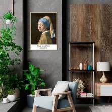 Quadro Art C Meisje met de Parel 43x30 Caixa Branco