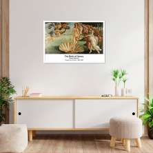 Quadro Art C The Birth of Venus 60x43 Caixa Branco