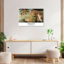 Quadro Art C The Birth of Venus 60x43 Filete Branco