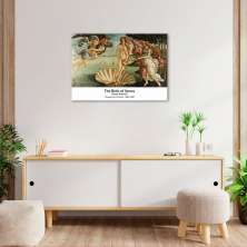 Quadro Art C The Birth of Venus 86x60 Sem Moldura