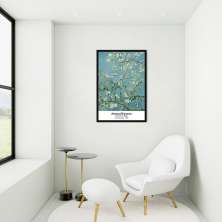 Quadro Art Collection Almond Blossom 43x30 Caixa Preto