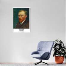 Quadro Art Collection Self-Portrait 100x70 Caixa Branco