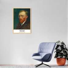 Quadro Art Collection Self-Portrait 86x60 Caixa Marfim