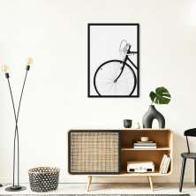 Quadro Bicicleta Vintage 43x30 Caixa Preto