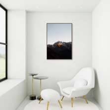 Quadro Black Mountain 60x43 Filete Marrom