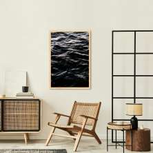 Quadro Black Ocean 100x70 Caixa Marfim