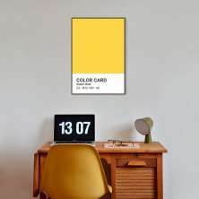 Quadro Color Card Aspen Gold 100x70 Caixa Marrom