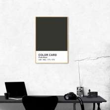 Quadro Color Card Pirate Black 100x70 Filete Marfim