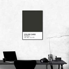 Quadro Color Card Pirate Black 100x70 Filete Preto