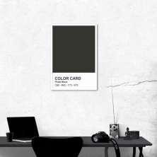 Quadro Color Card Pirate Black 43x30 Caixa Branco