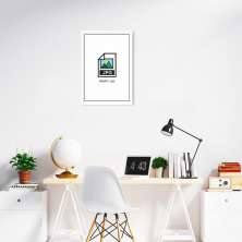 Quadro Divertido .JPG 86x60 Caixa Branco
