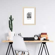 Quadro Divertido .PNG 100x70 Caixa Marfim