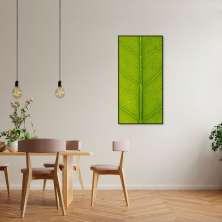 Quadro Folhara 120x60 Filete Preto