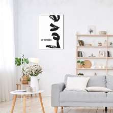 Quadro Frase All You Need is Love 100x70 Caixa Branco