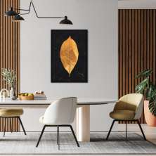 Quadro Gold Leaf 100x70 Caixa Preto
