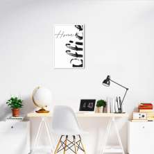 Quadro Home Office 100x70 Caixa Branco