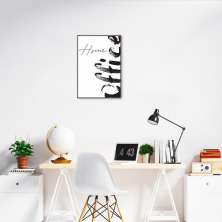 Quadro Home Office 100x70 Filete Marrom