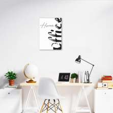 Quadro Home Office 43x30 Sem Moldura