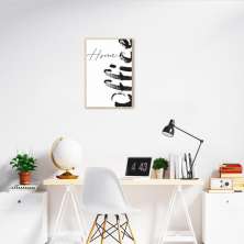 Quadro Home Office 60x43 Filete Marfim