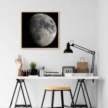 Quadro Lua 86x86 Caixa Marfim
