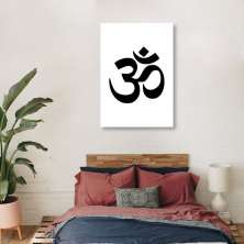 Quadro Mantra Om 86x60 Sem Moldura