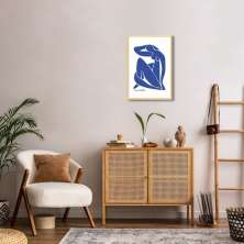 Quadro Matisse Blue Woman 43x30 Caixa Marfim