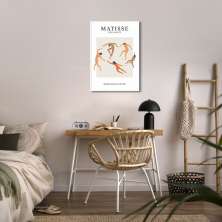 Quadro Matisse The Dance 60x43 Filete Branco